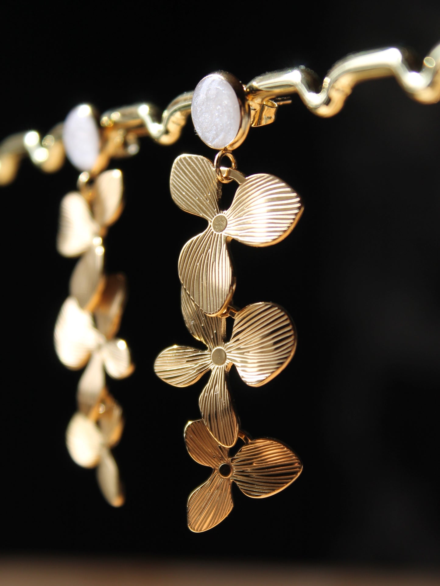 Boucles d'oreilles _ Golden Glow