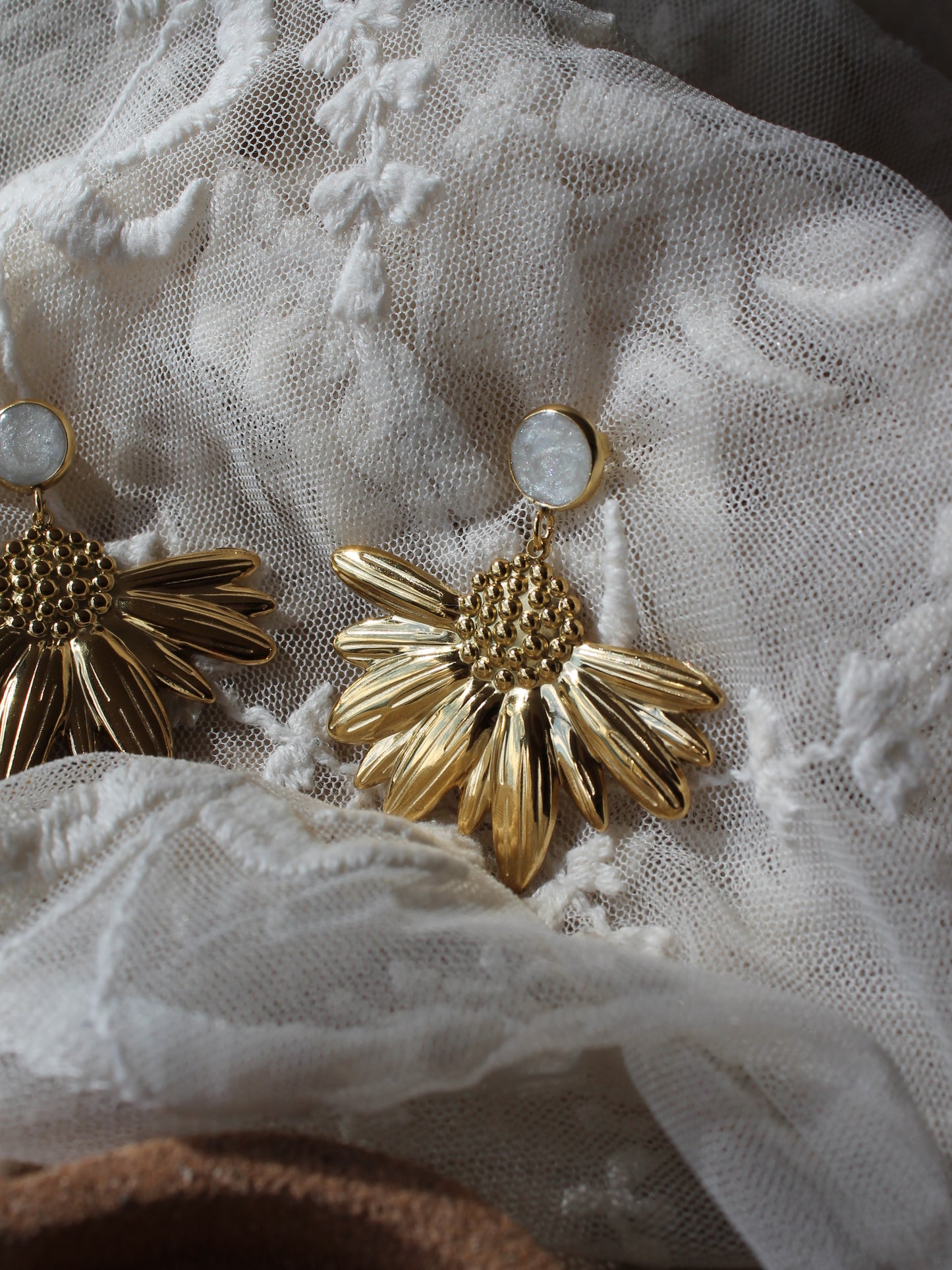Boucles d'oreilles _ Golden Daisy