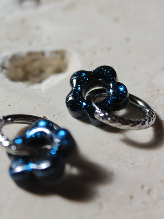 Les Bloom & Switch _ Bleu nuit pailleté