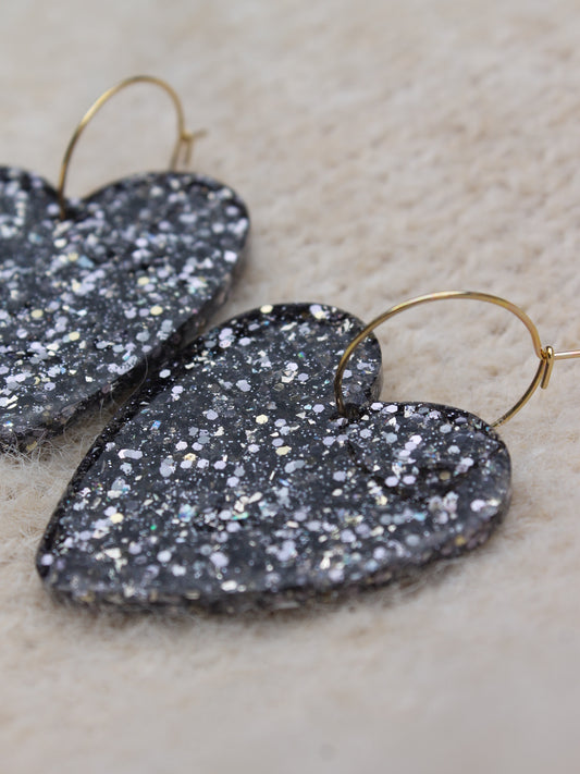 Les Scintillantes _ Noir argenté