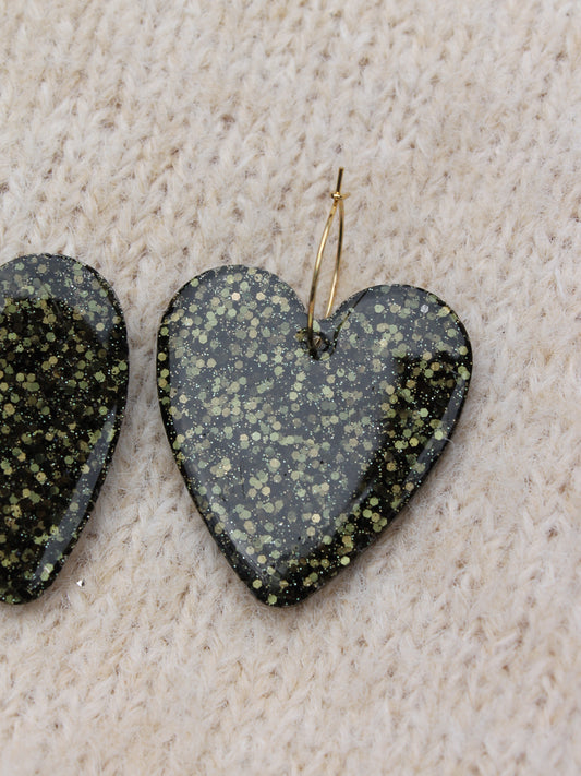 Les Scintillantes _ kaki pailleté