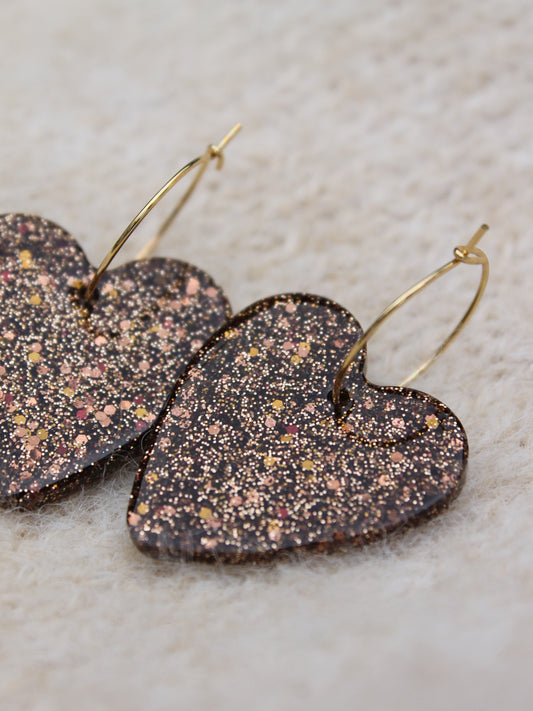 Les Scintillantes _ Marron pailleté