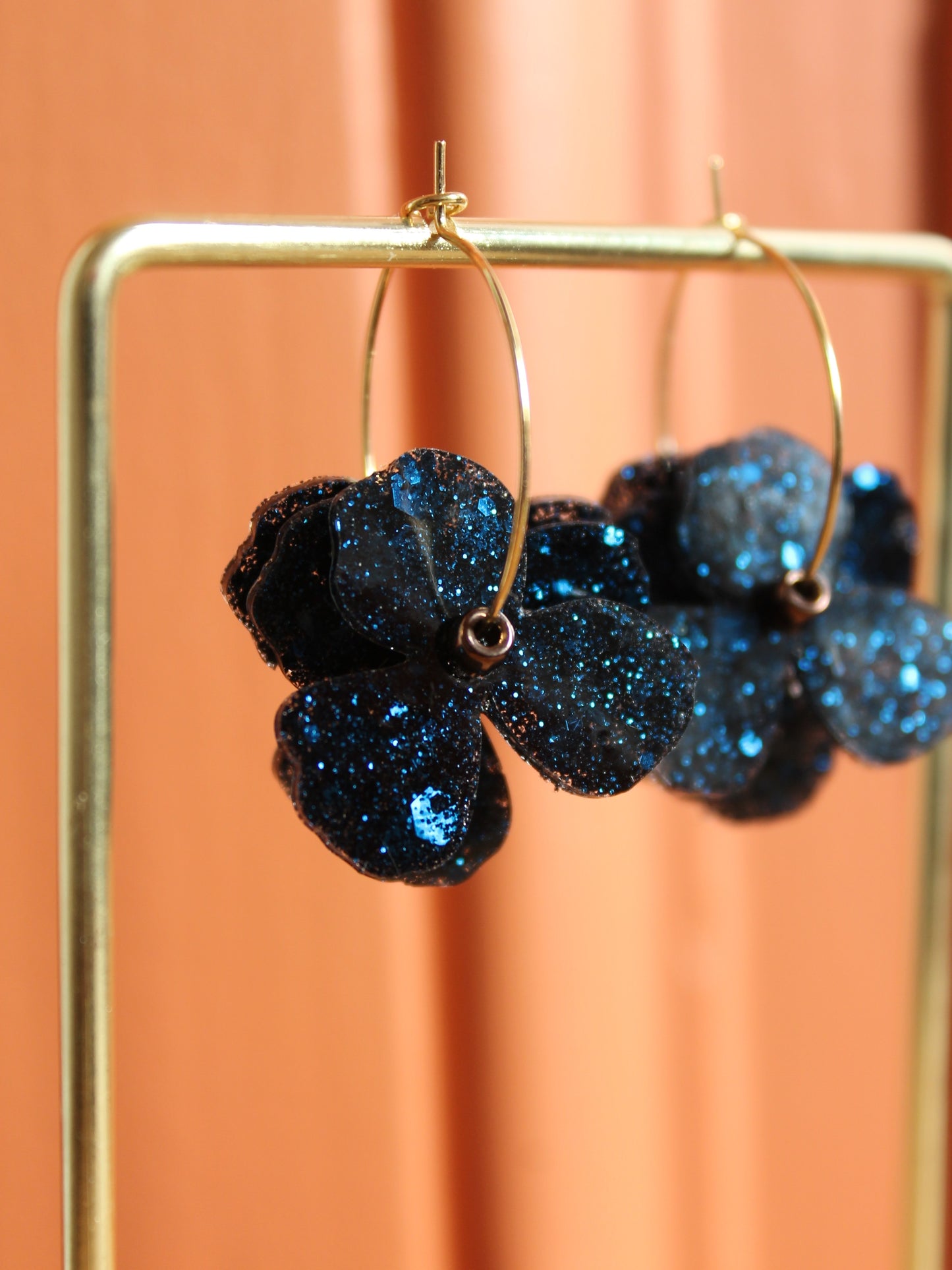 Les Florettes _ bleu foncé pailleté