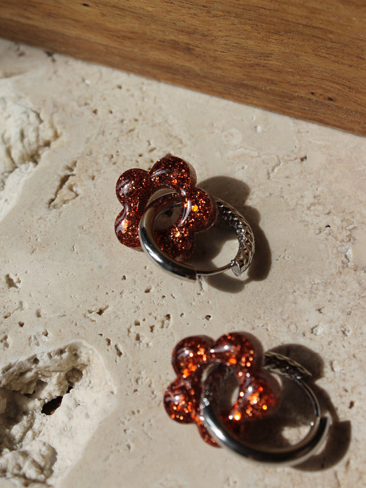 Les Bloom & Switch _ Orange pailleté