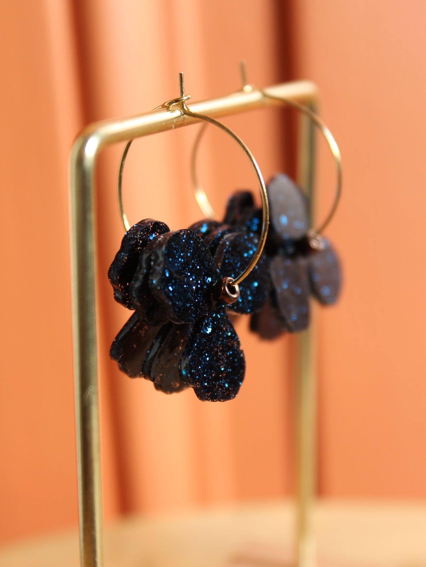 Les Florettes _ bleu foncé pailleté