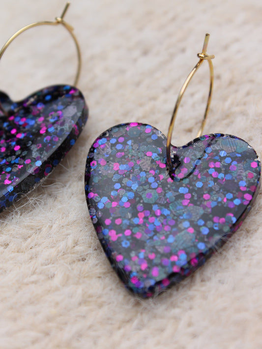 Les Scintillantes _ violet holographique