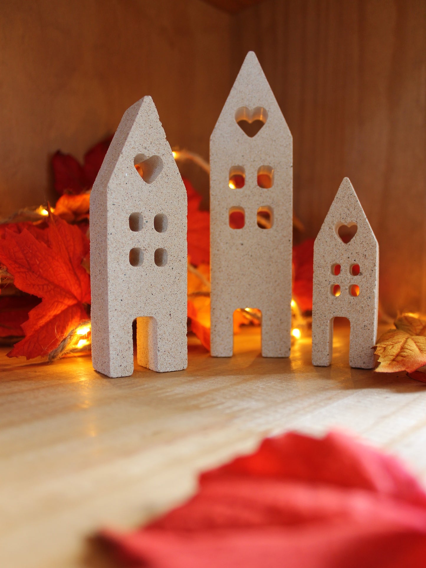 Maisons décorative à poser ( x 3 )