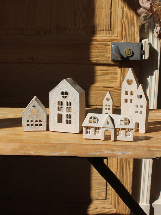 Photophore - Maison décorative - petit format