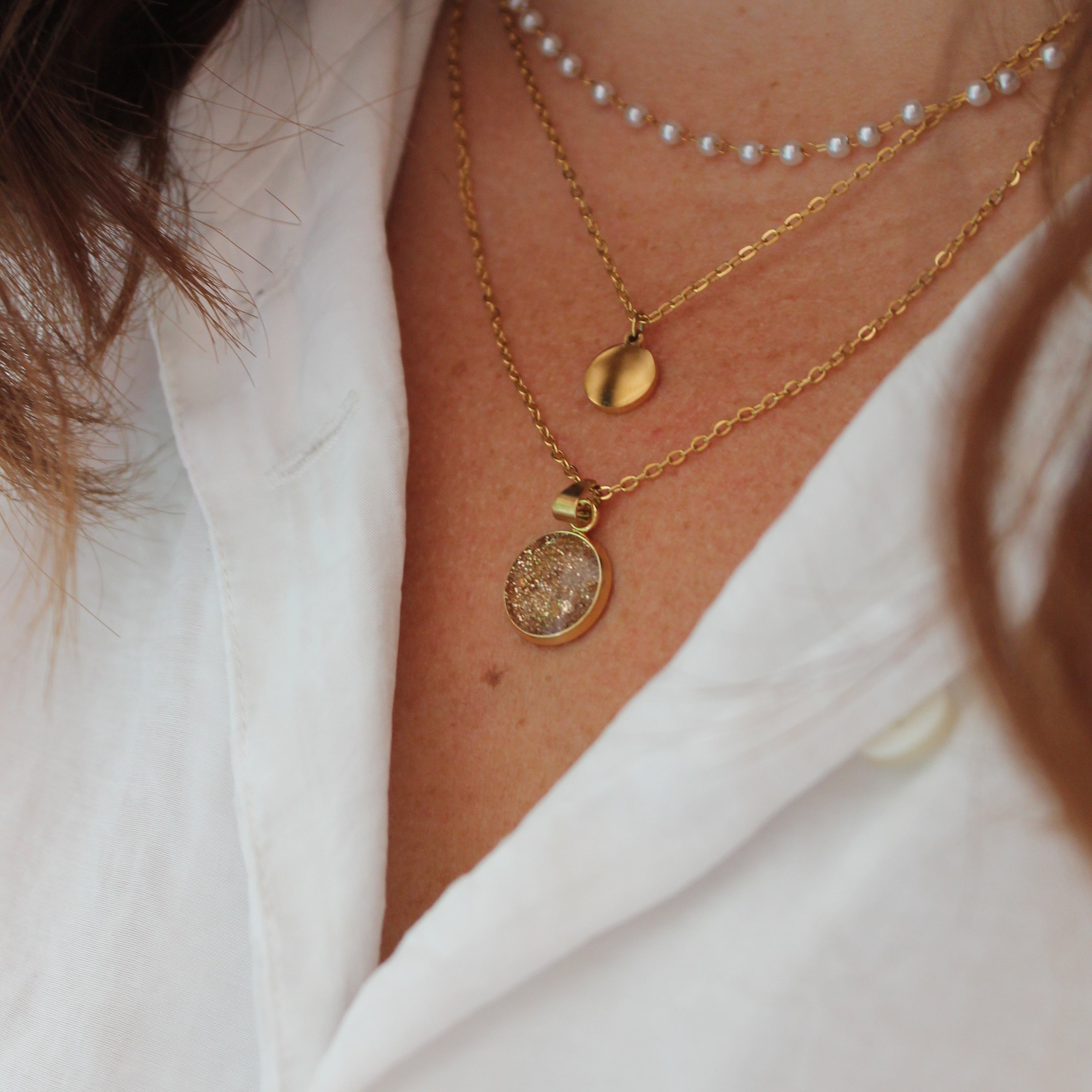 Collier Capsula triple - couleur personnalisable