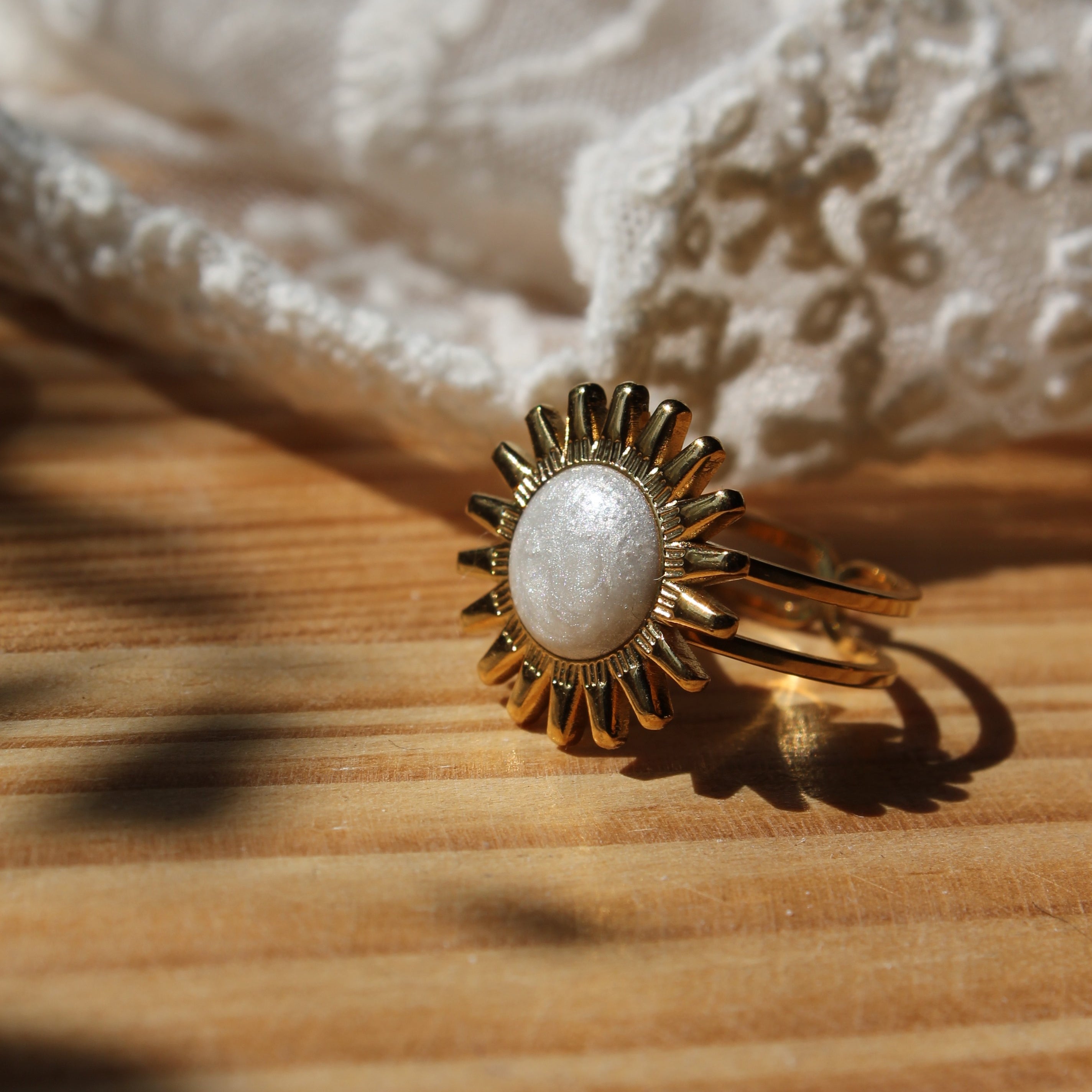 La bague Eclésia dorée