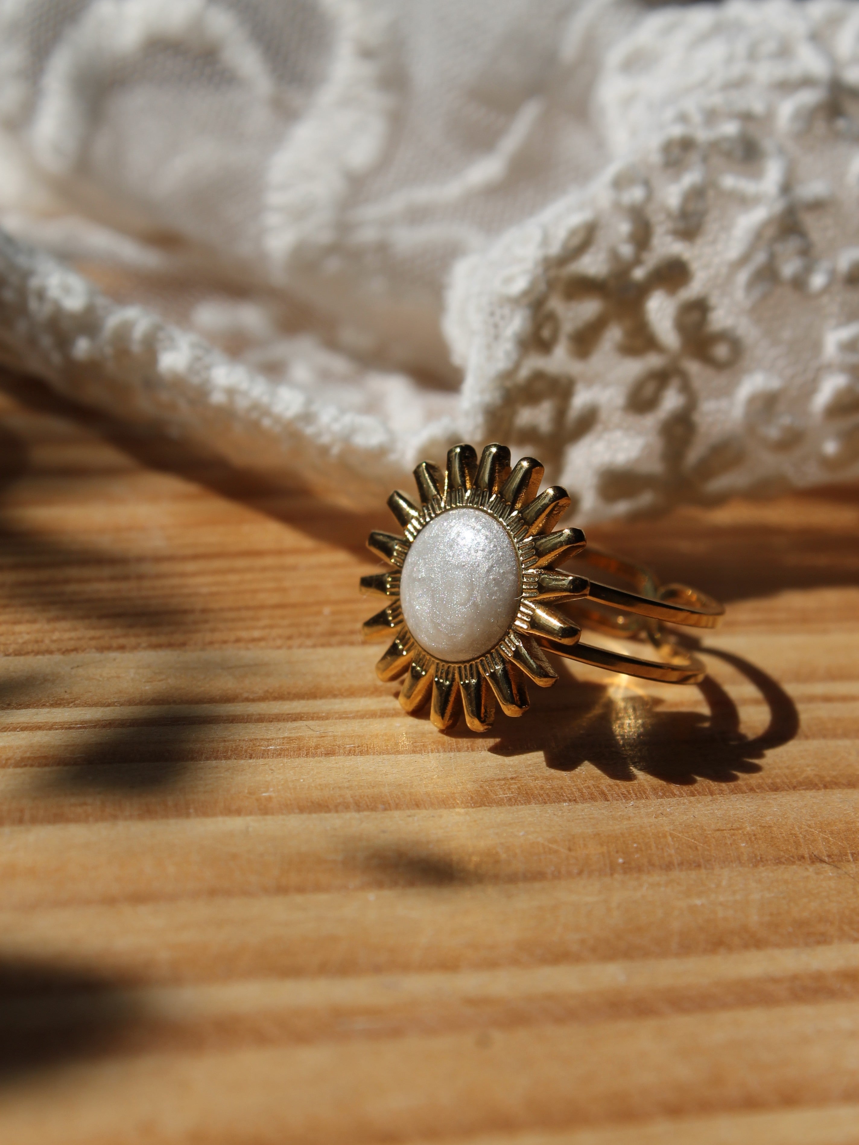 La bague Eclésia dorée