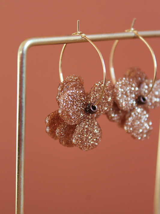 Les Florettes _ Dorées, fines paillettes