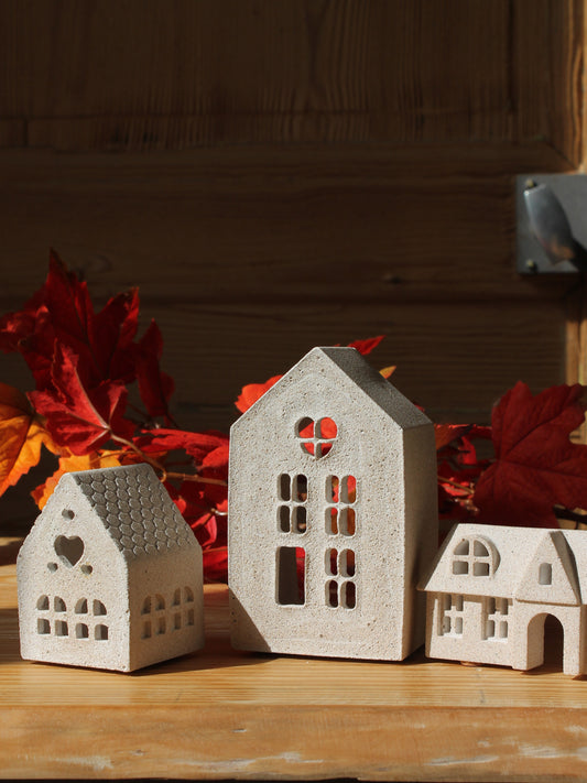 Photophore - Maison décorative - Grand format