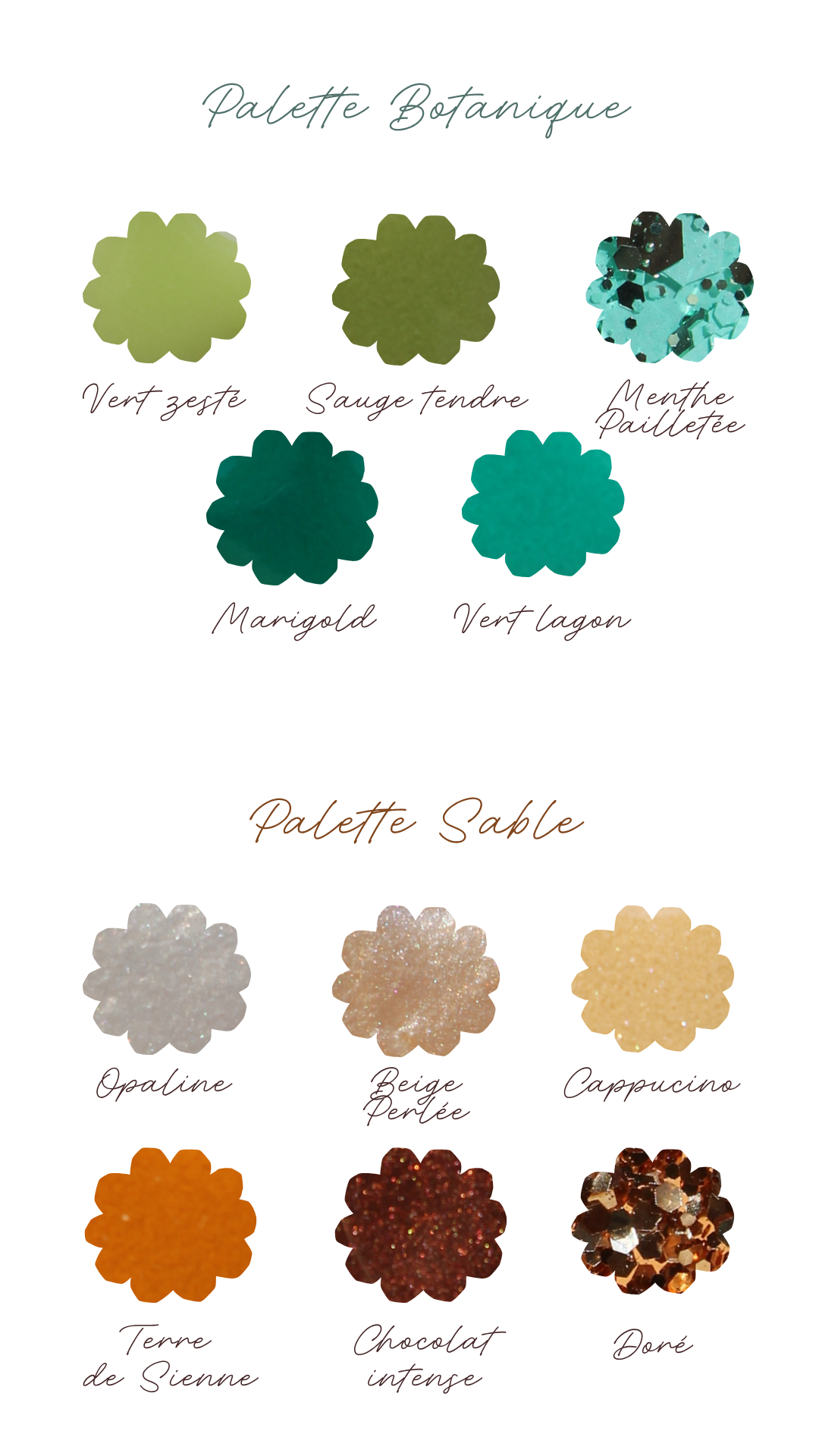 Box : 5 paires de pampilles (avec ou sans créoles)
