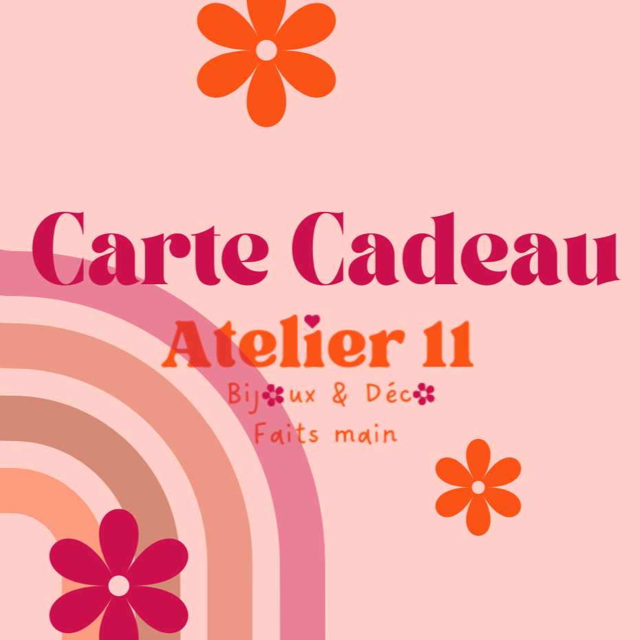 Carte cadeau dématérialisée (20€ à 70€)
