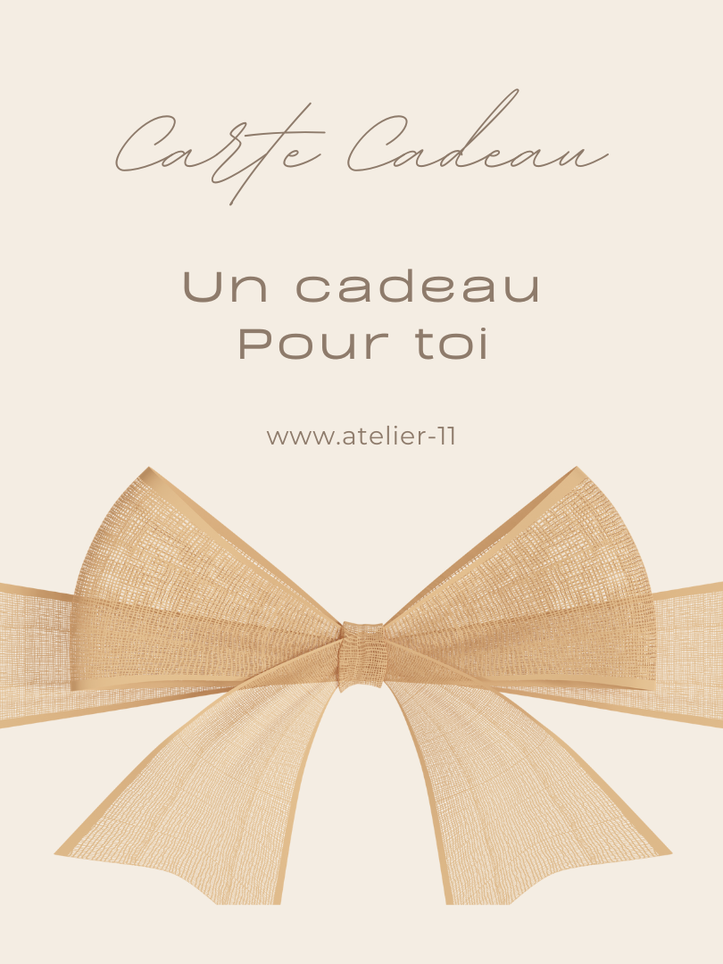 Carte cadeau - Atelier 11 (20 à 70€)