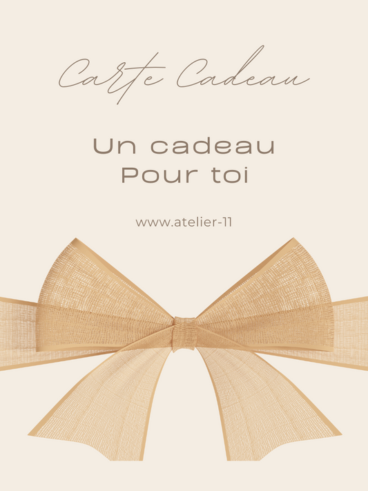 Carte cadeau - Atelier 11 (20 à 70€)