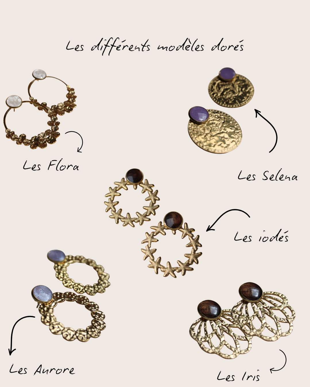 Box élégante : 1 ornement + 3 paires de puces