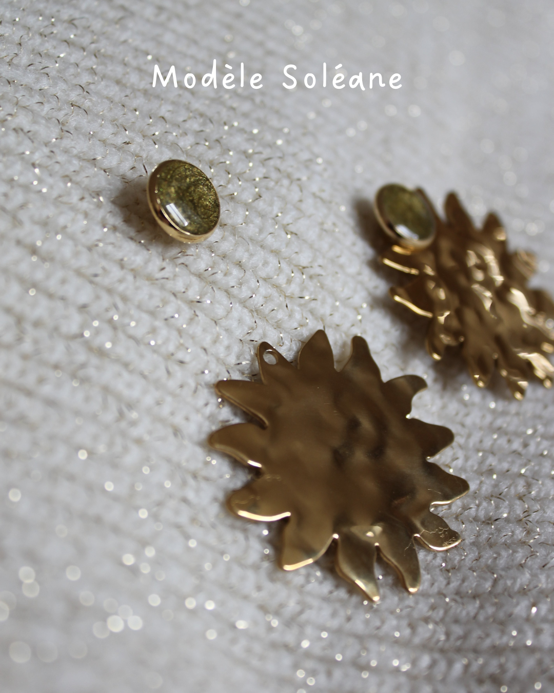 ✨ Coffret : 1 ornement + 3 paires de puces