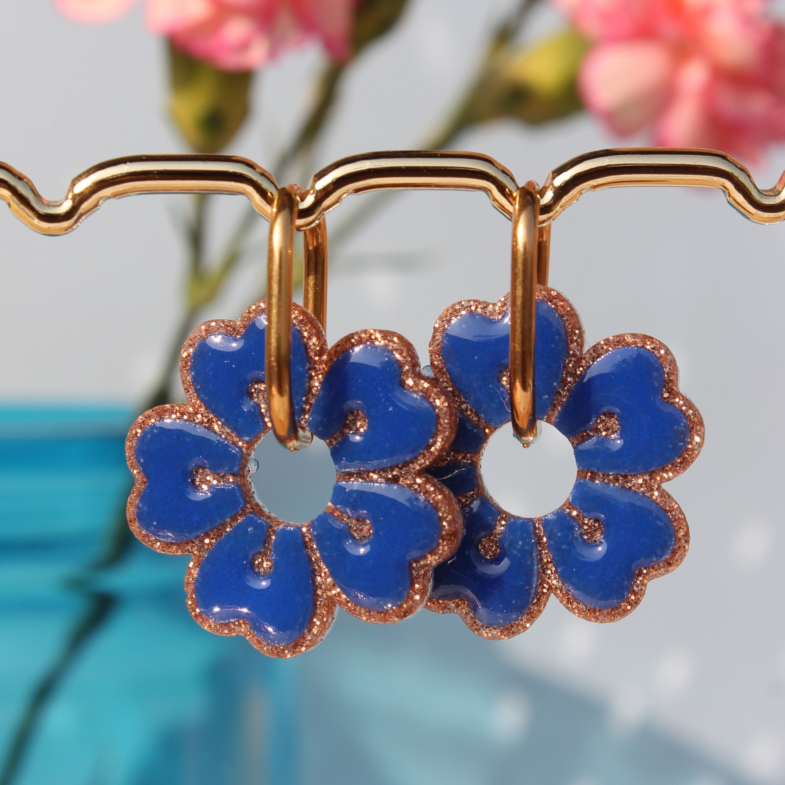 Les fleurs de cerisier _ Bleu cobalt