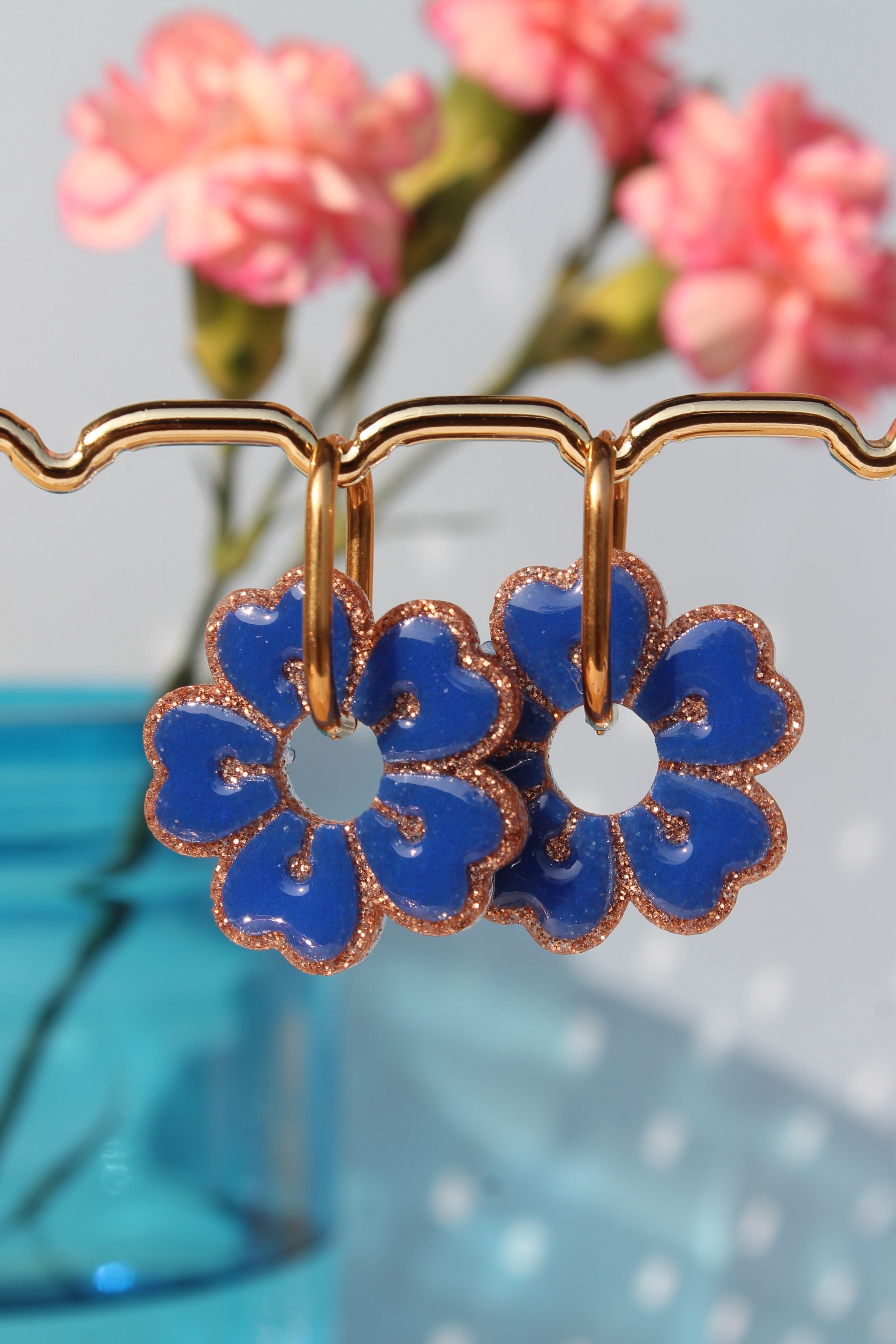 Les fleurs de cerisier _ Bleu cobalt