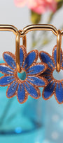 Les marguerites _ Bleu cobalt