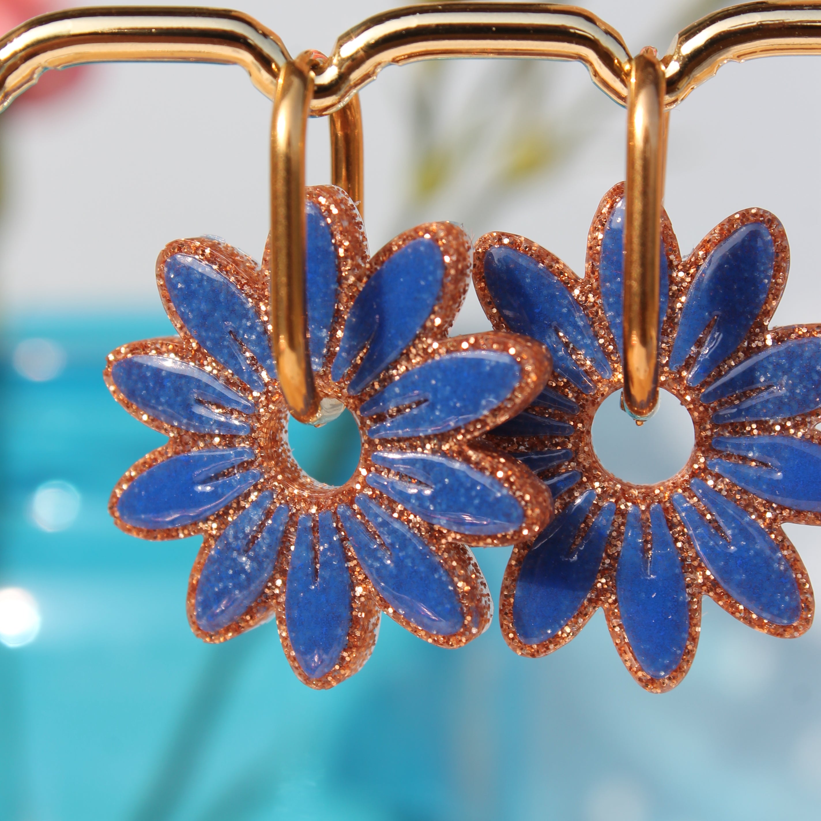 Les marguerites _ Bleu cobalt