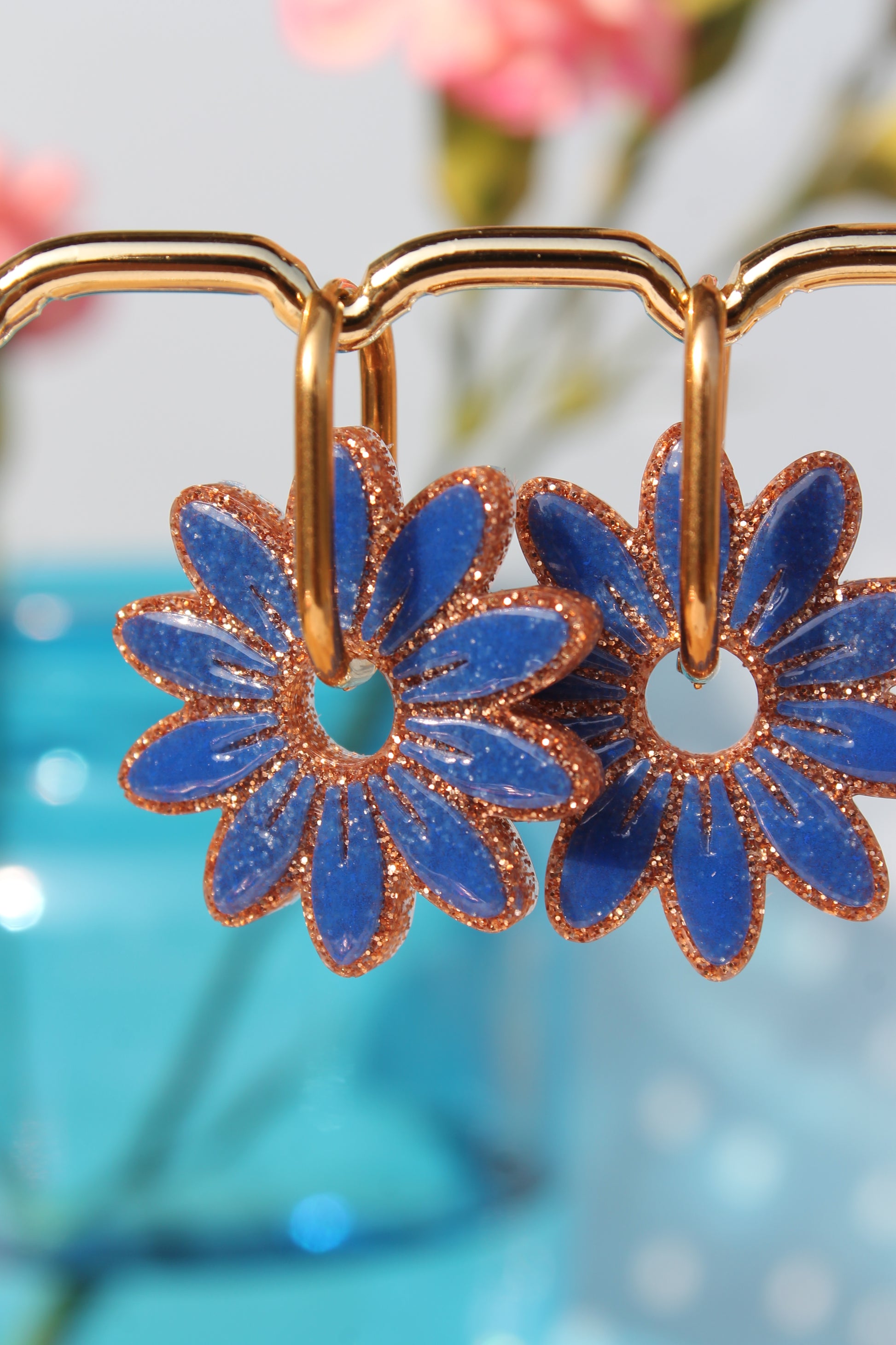 Les marguerites _ Bleu cobalt