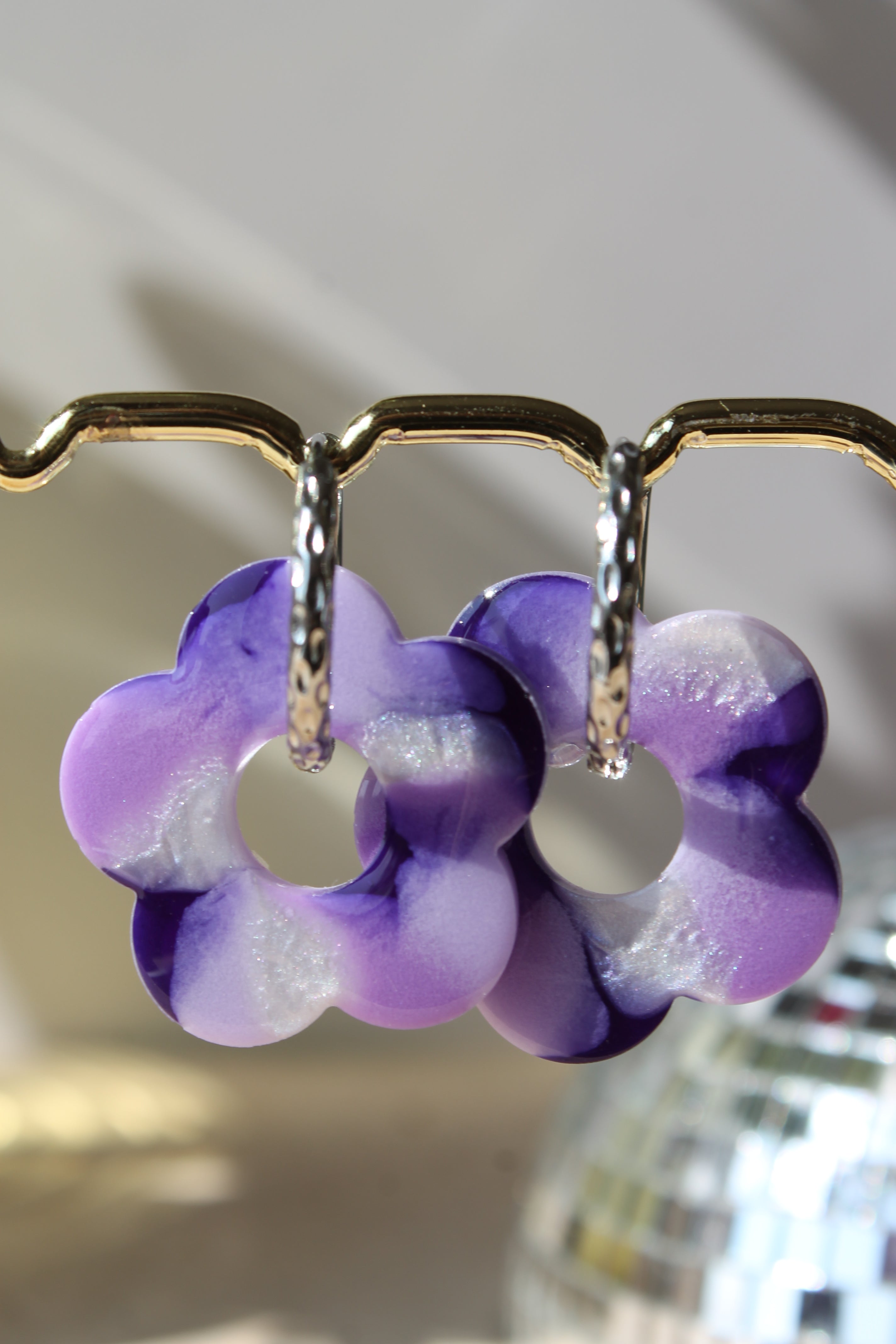 Les Bloom XL  _ Violet marbré