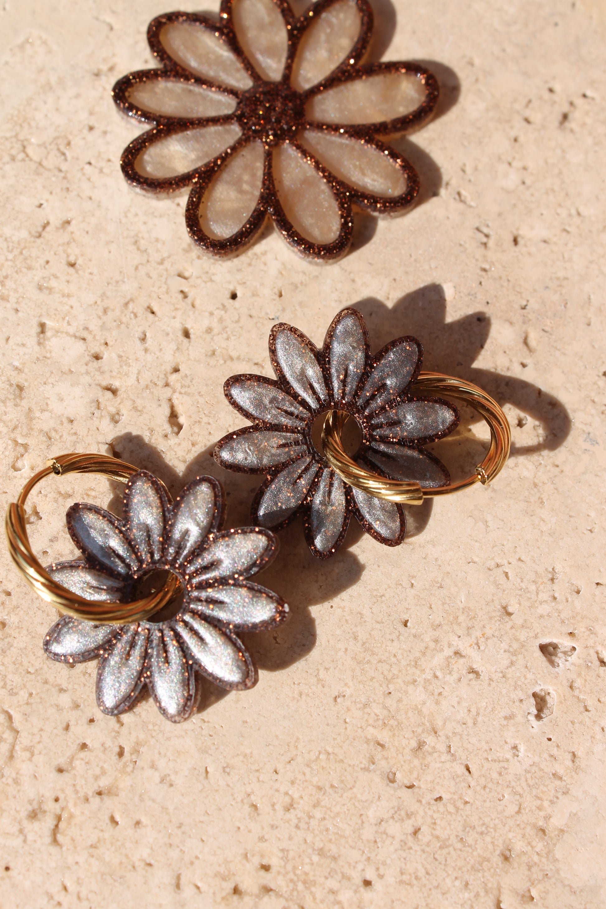 Les marguerites _ Beige perlé