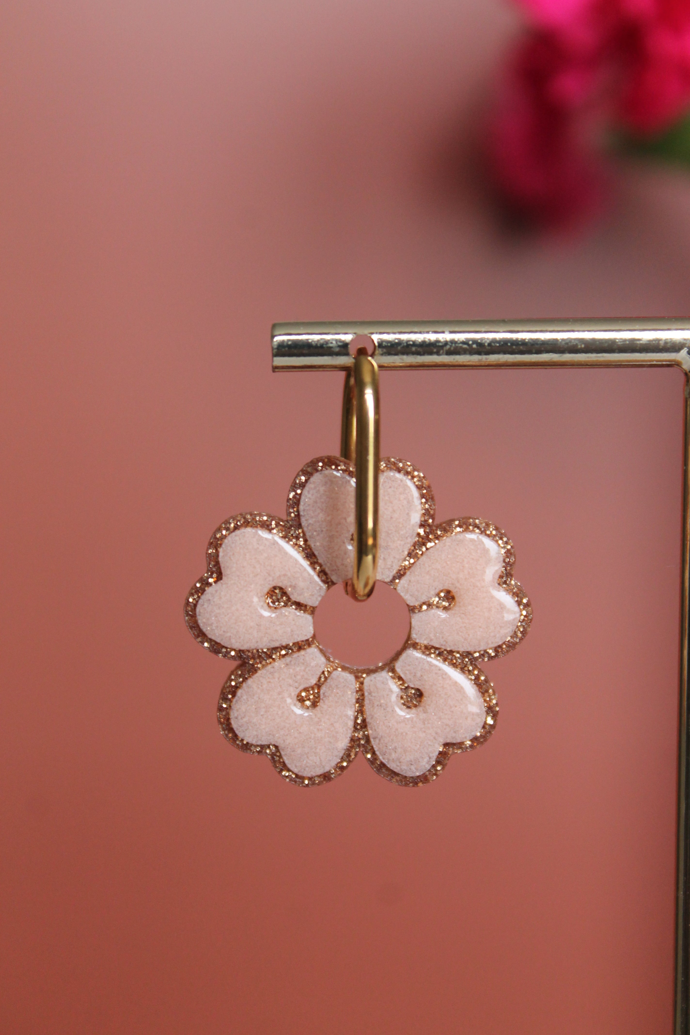 Les fleurs de cerisier _ Pêche rosée