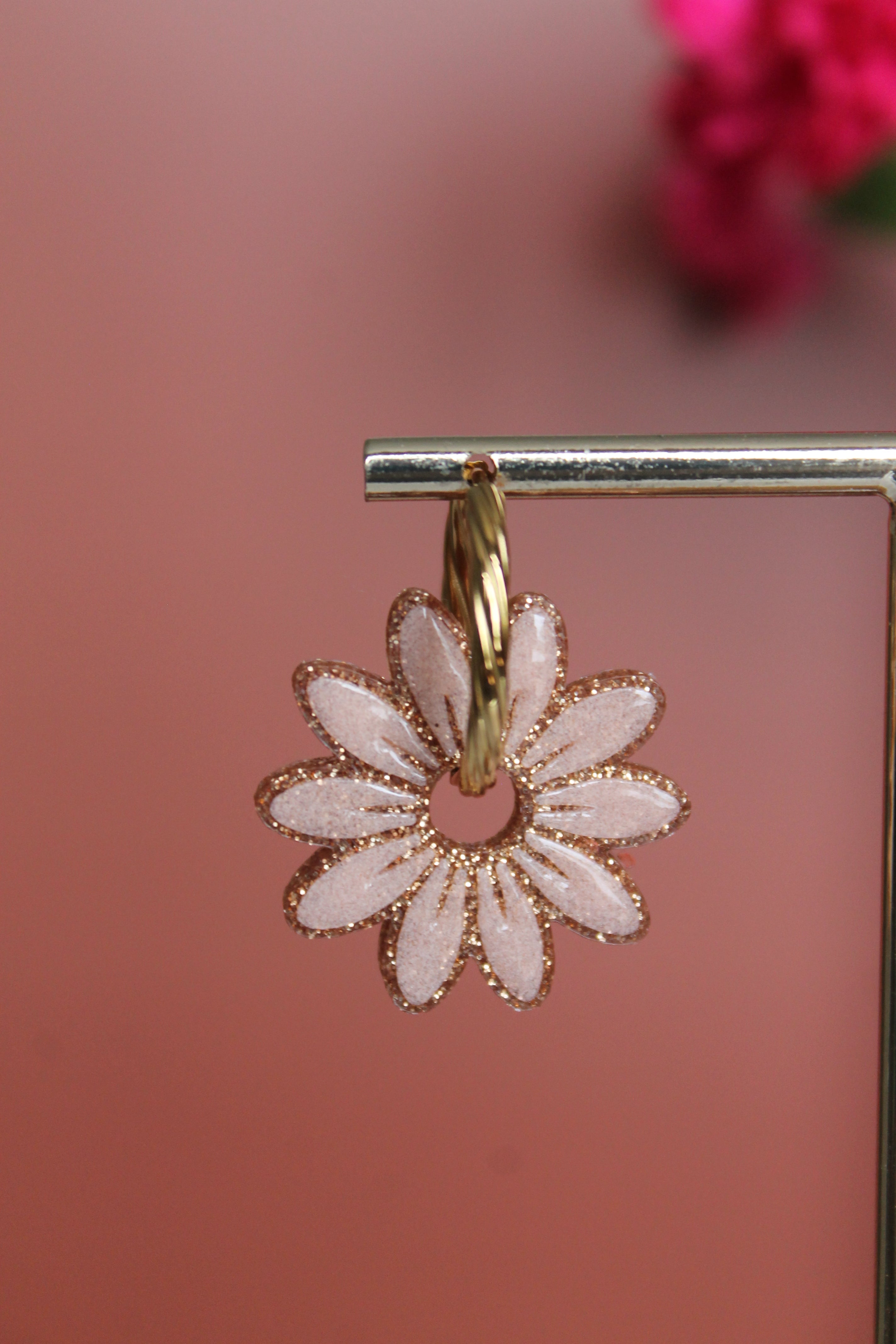 Les marguerites _ Pêche rosée