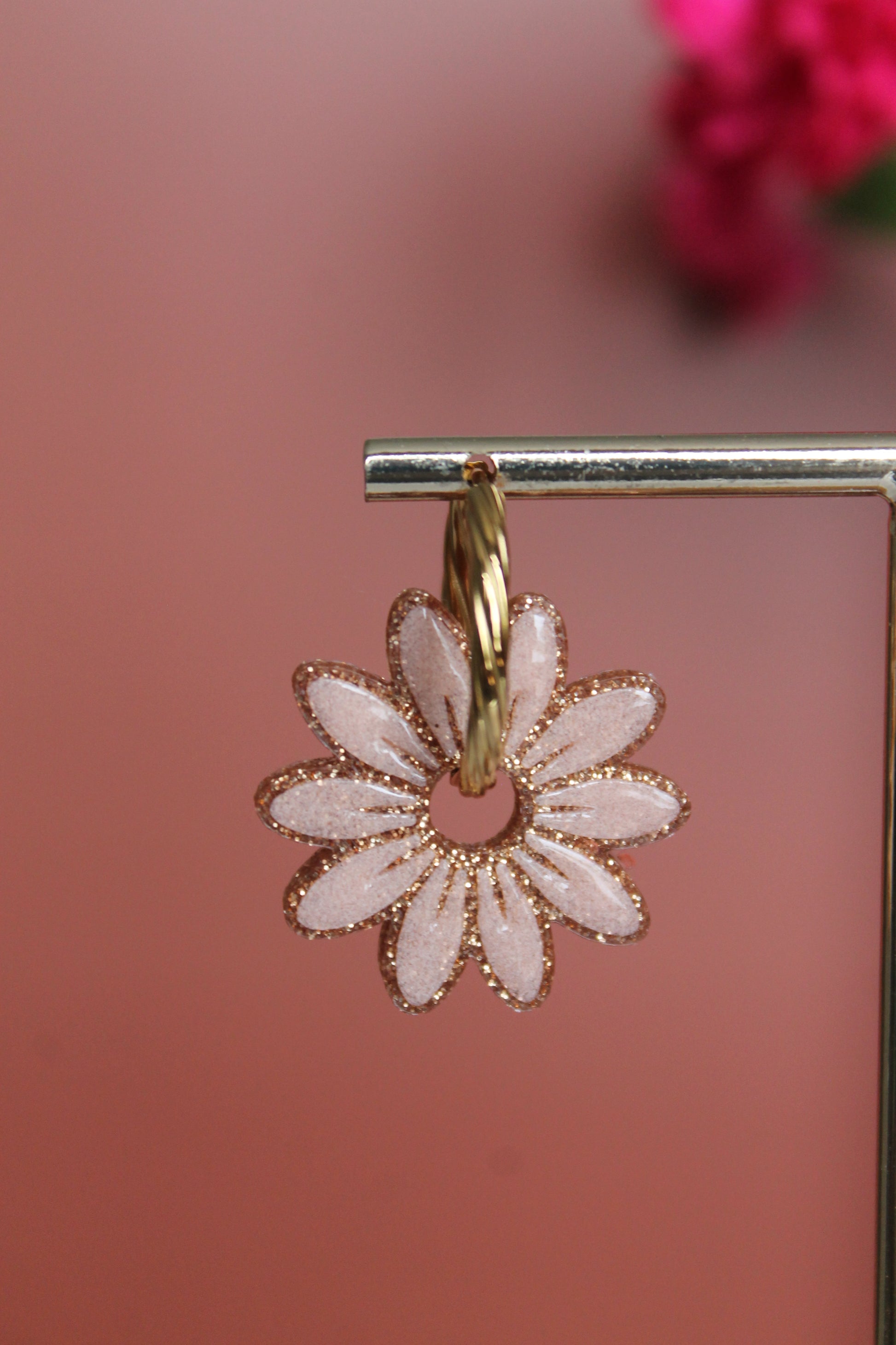 Les marguerites _ Pêche rosée