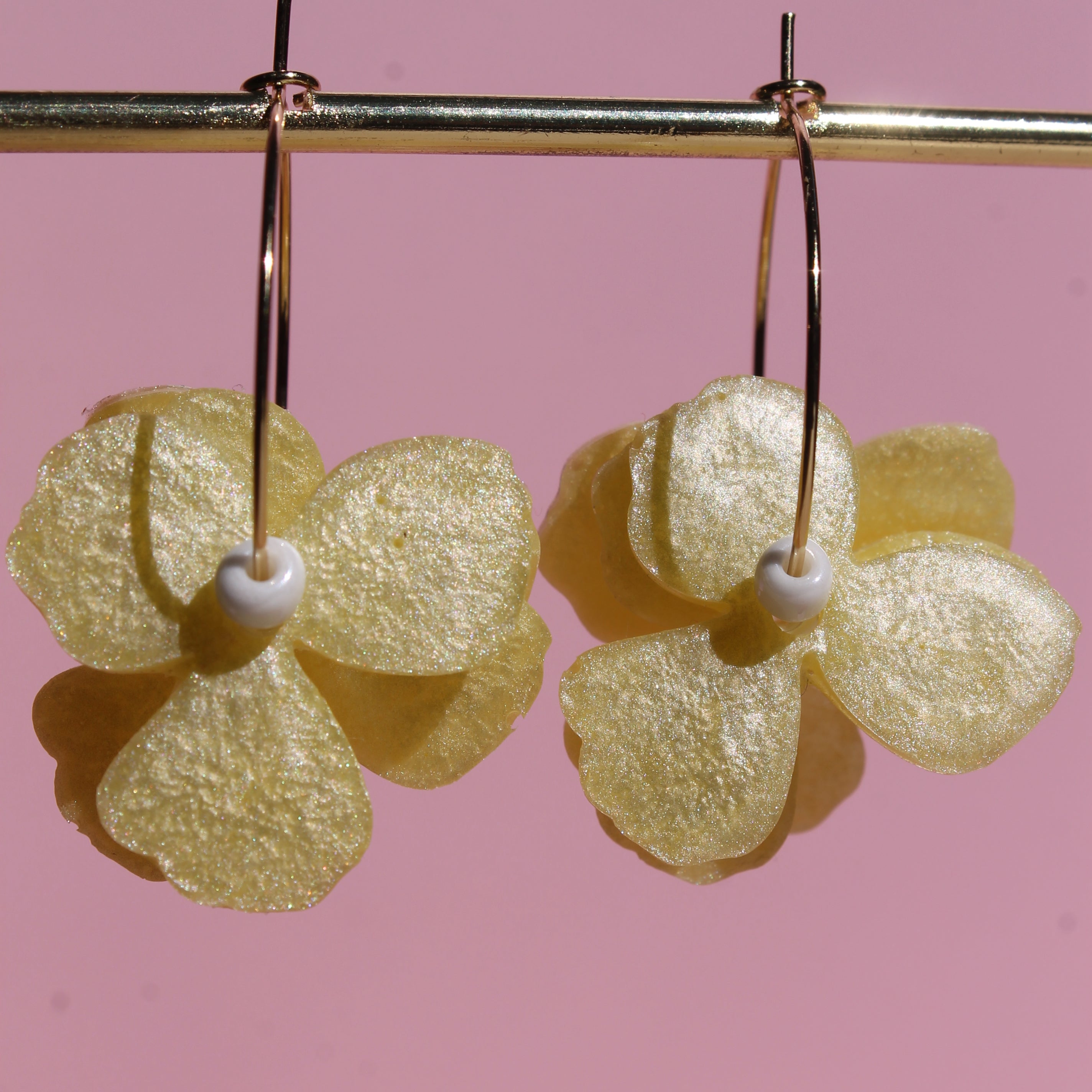 Les Florettes _ Jaune pastel perlé