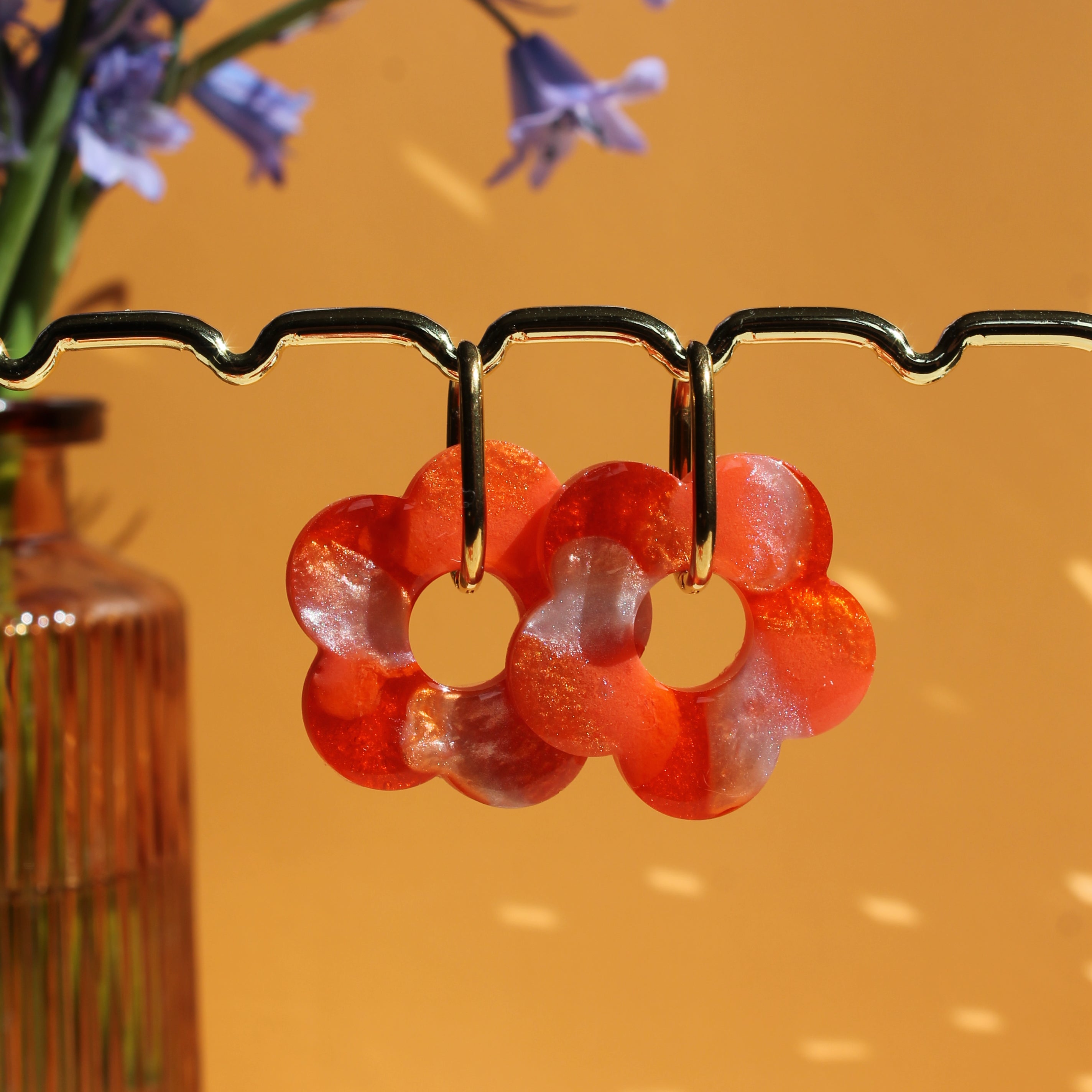 Bloom XL _ Orange marbré