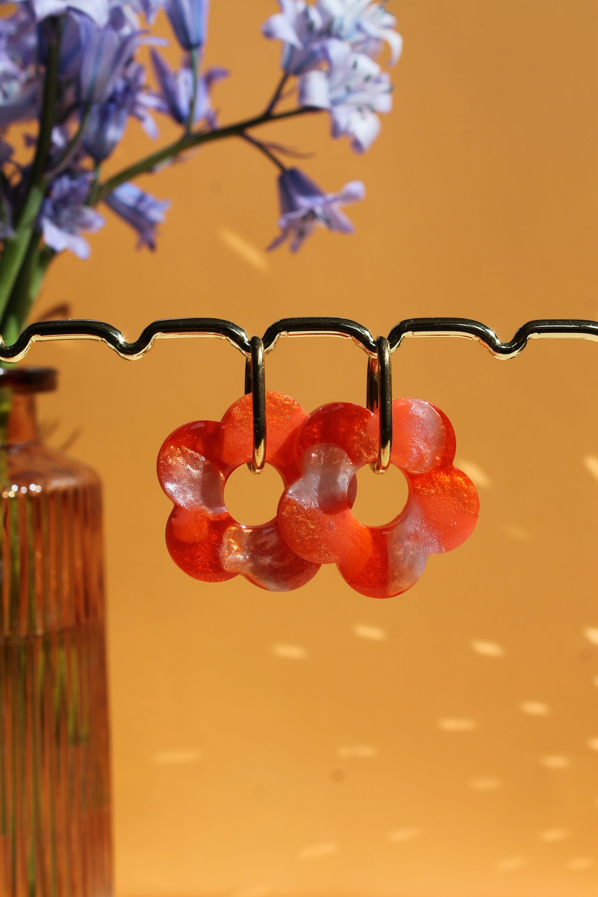 Bloom XL _ Orange marbré