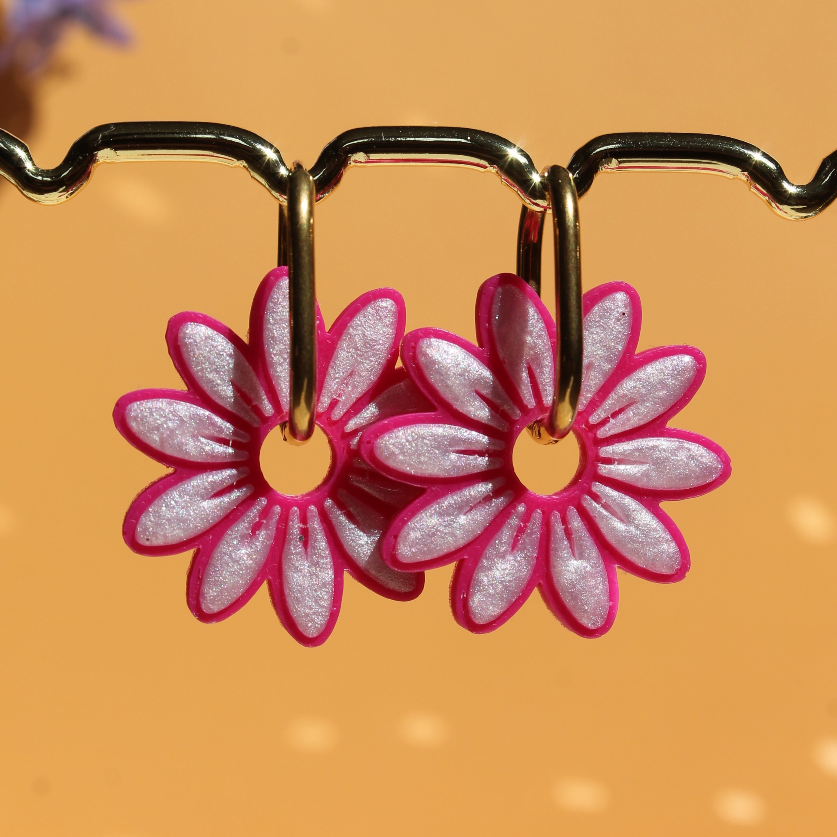 Les marguerites _ Opaline / Framboise