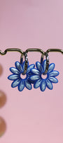 Les marguerites _ Opaline / Bleu cobalt