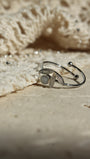 La bague Epure argentée