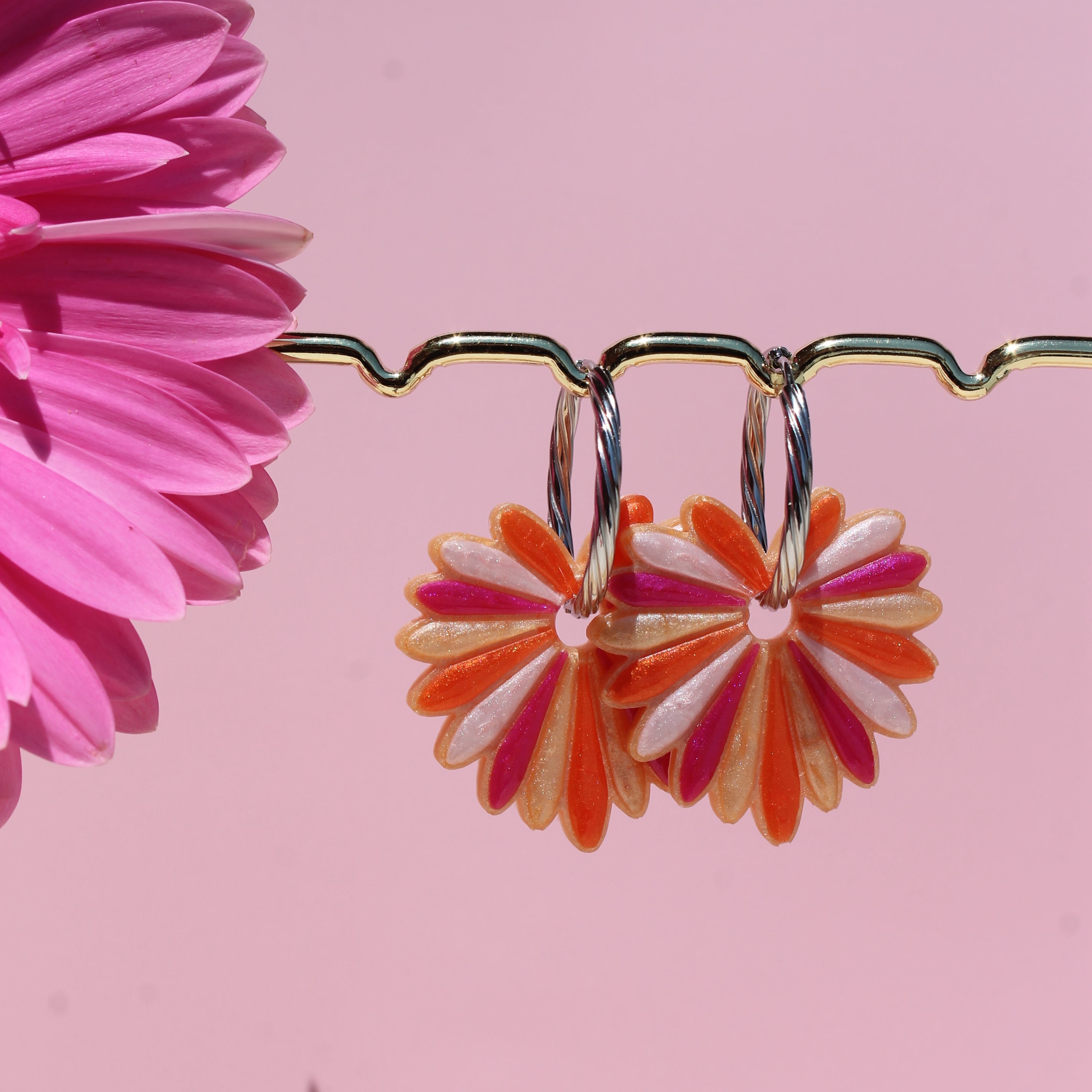 Les Pampas _ Orange / Fuschia