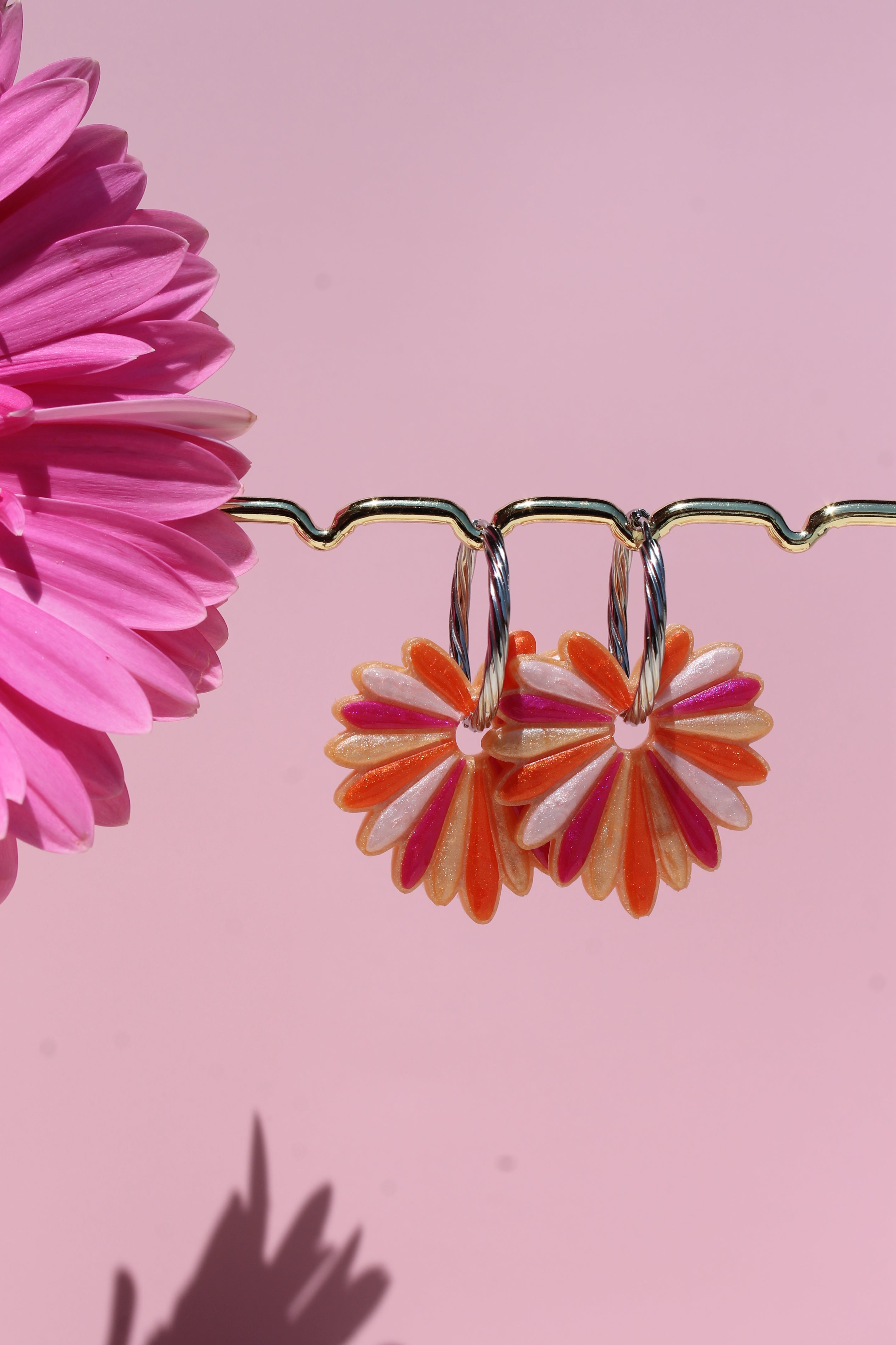Les Pampas _ Orange / Fuschia