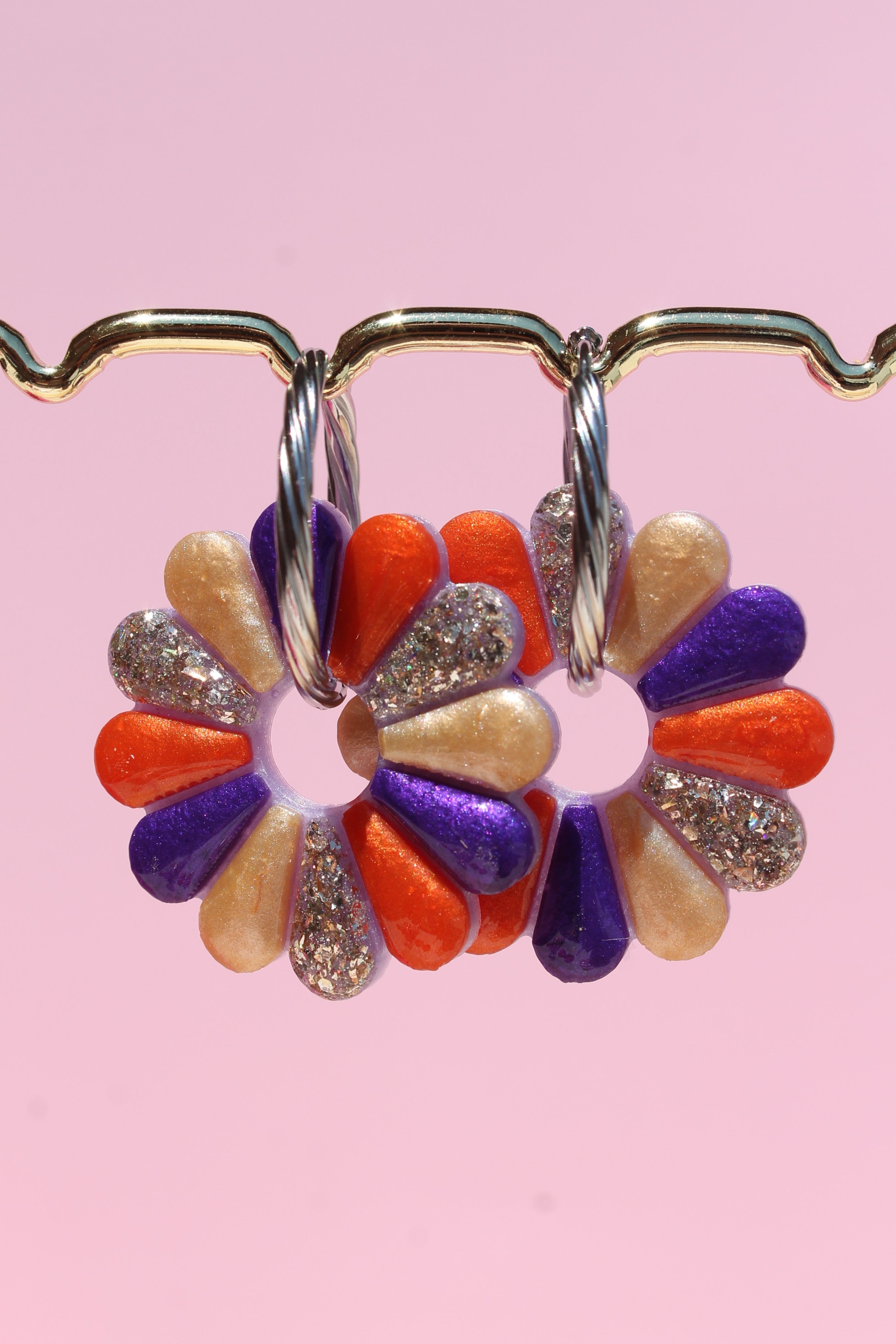 Les Pétalia _ Orange / Violet