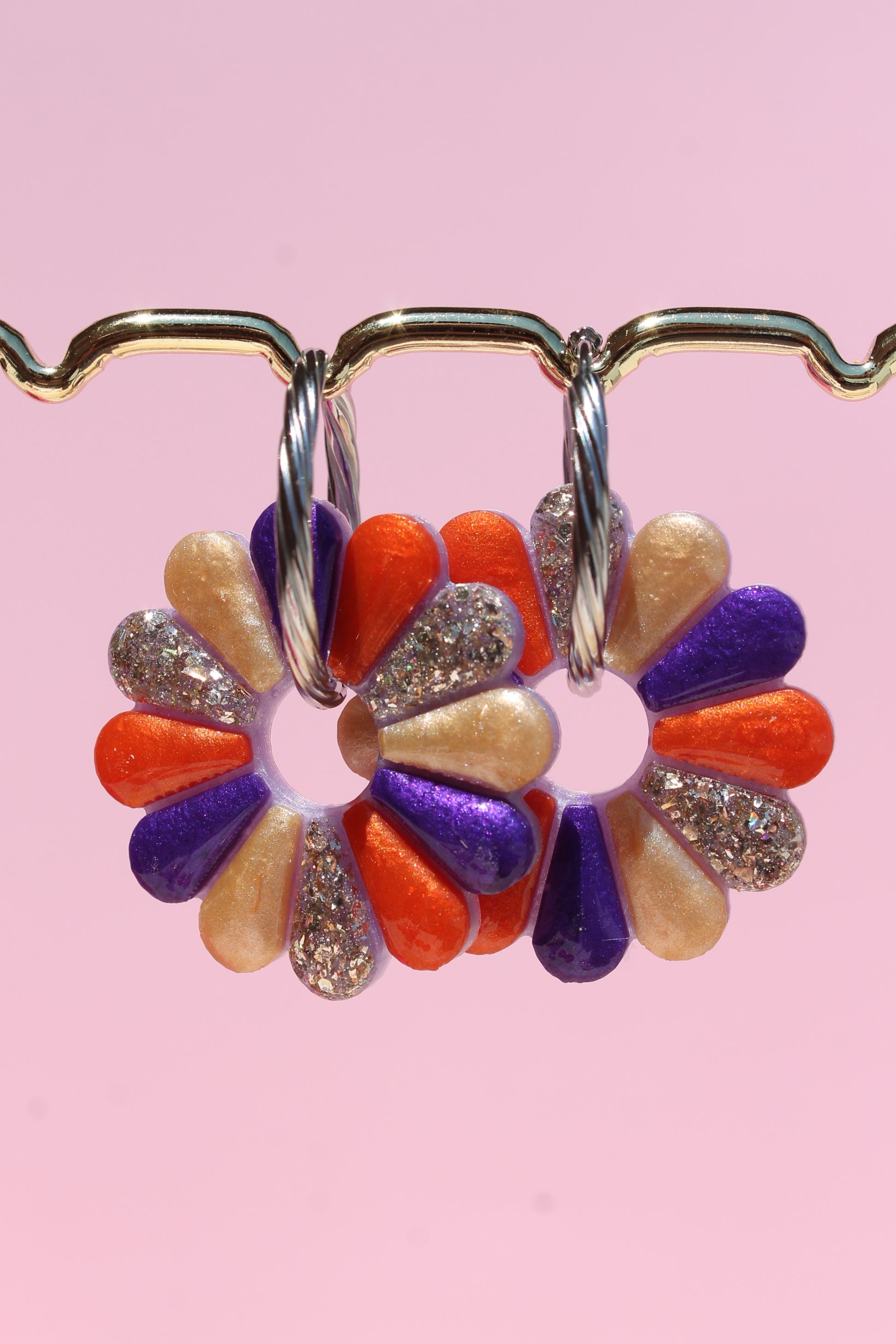 Les Pétalia _ Orange / Violet