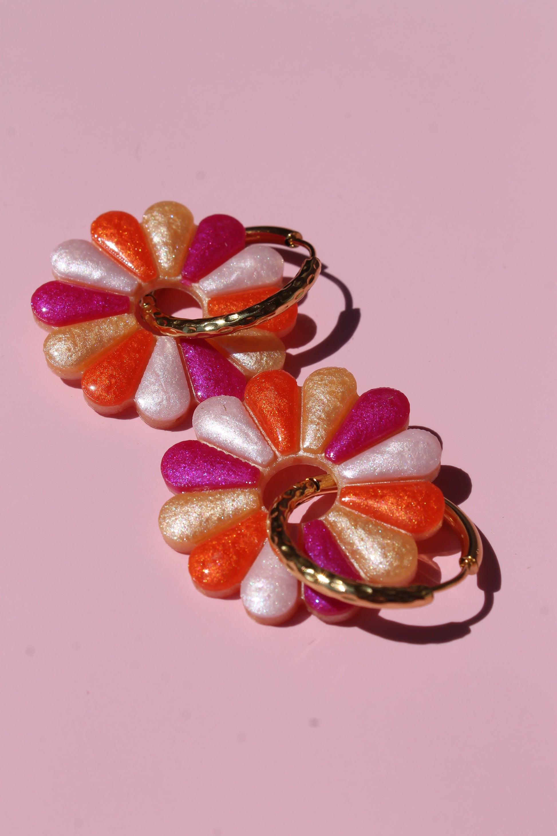 Les Pétalia _ Orange / Fuchsia