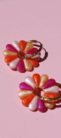 Les Pétalia _ Orange / Fuchsia