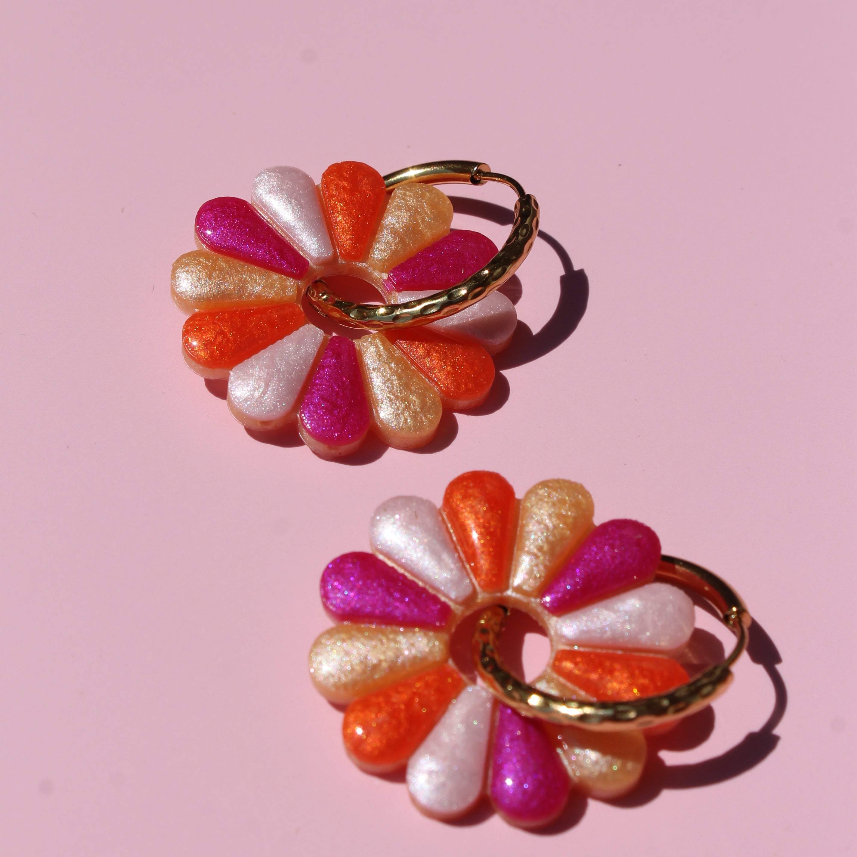 Les Pétalia _ Orange / Fuchsia