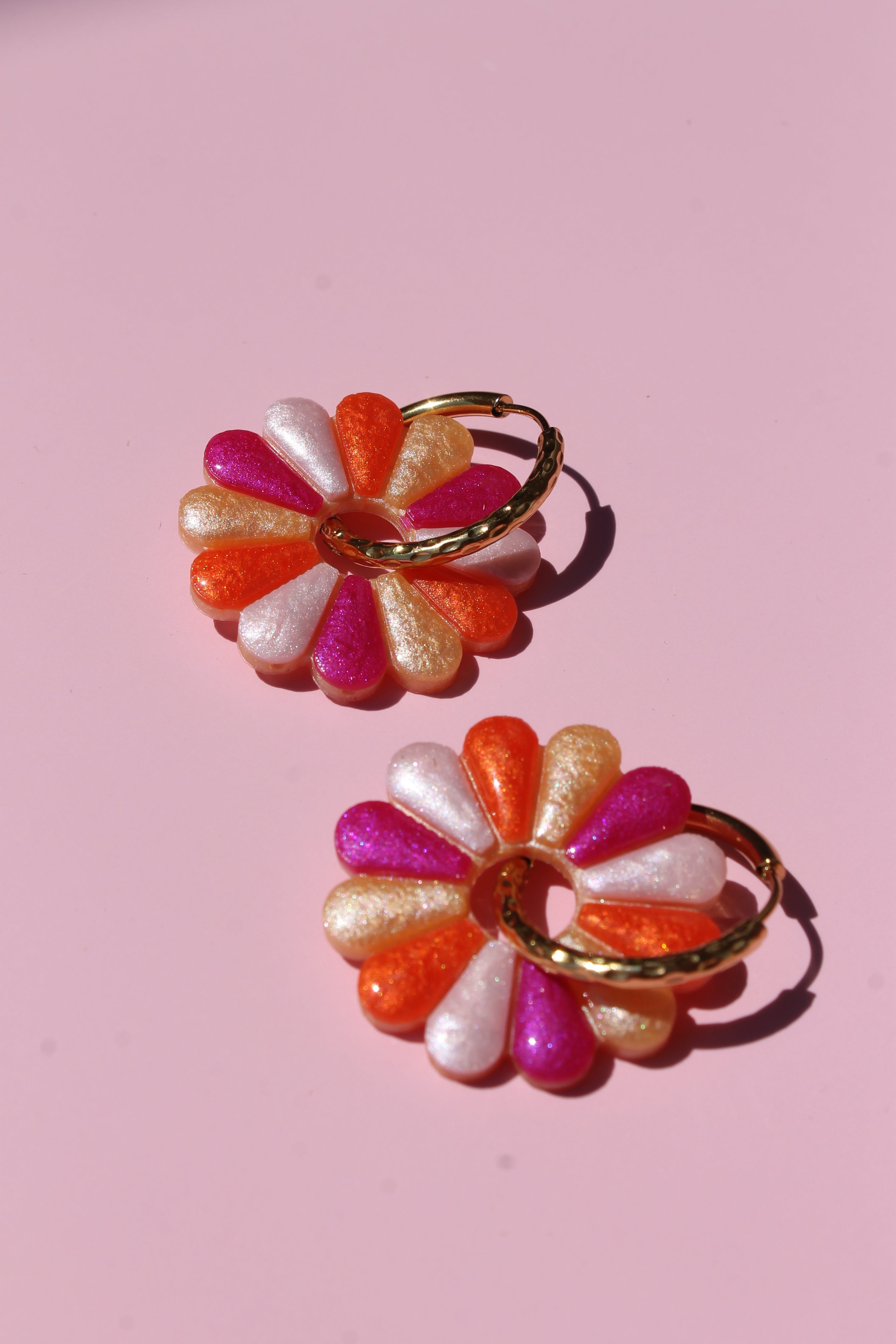 Les Pétalia _ Orange / Fuchsia