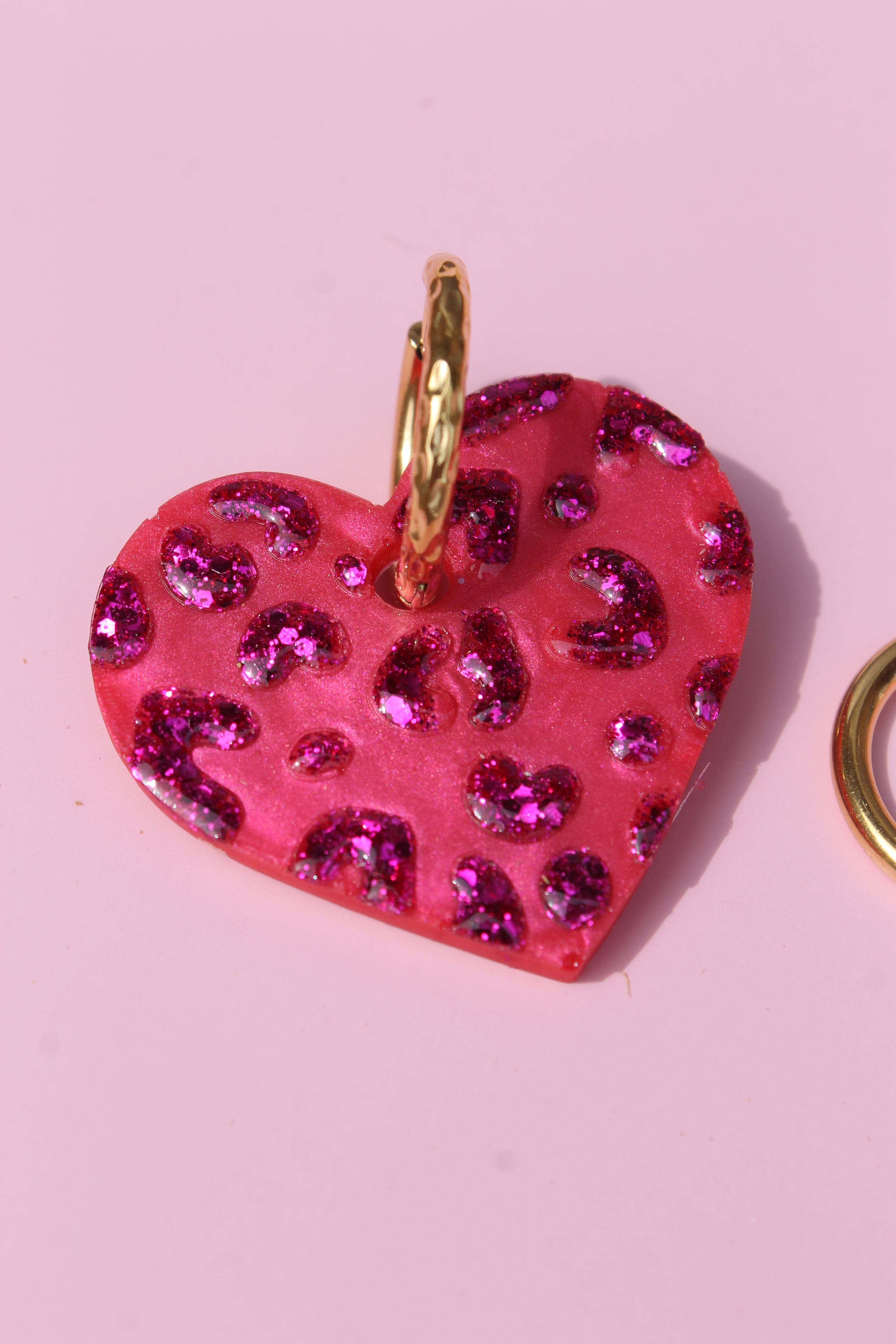 Cœur Léopard _ Coquelicot