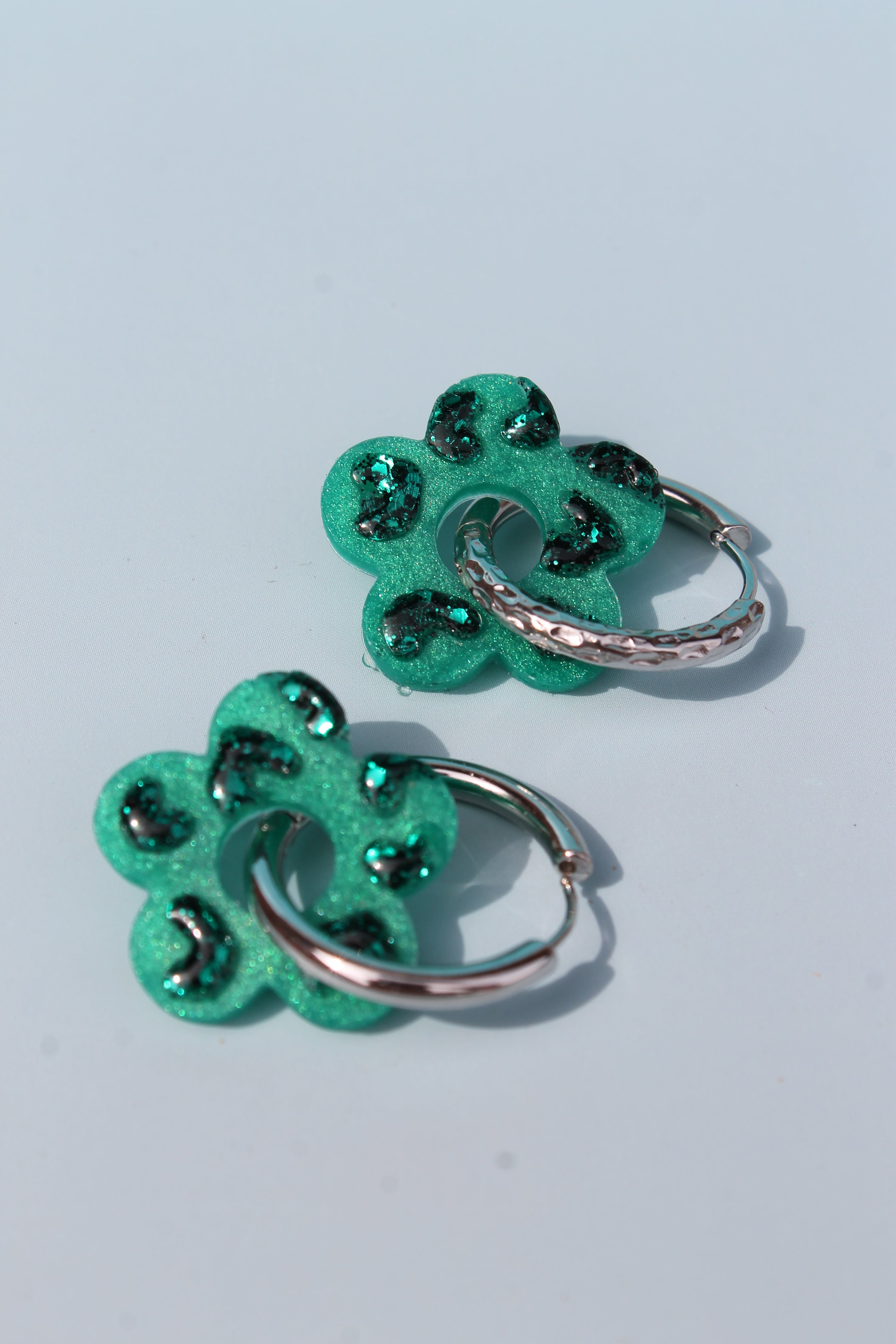 Fleur Léopard _ Vert pop
