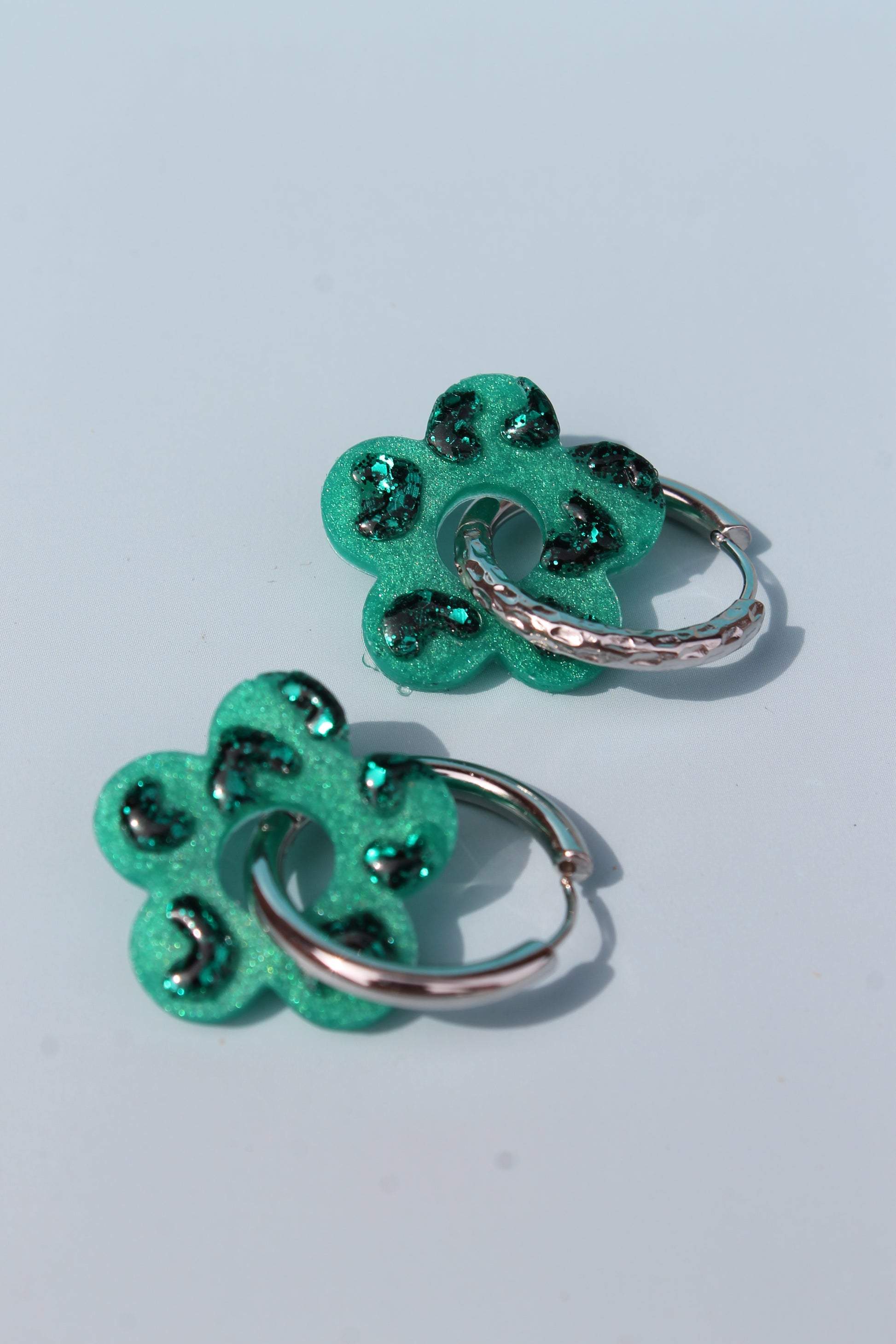 Fleur Léopard _ Vert pop
